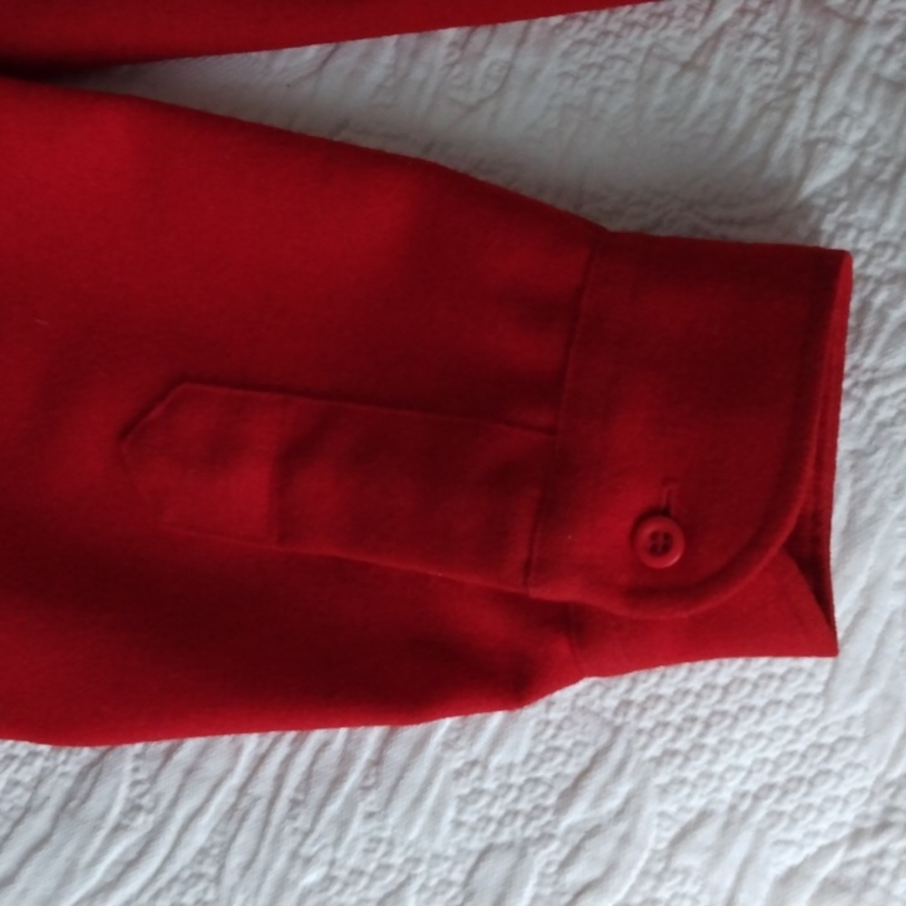 Pendleton Red Wool Button-Up Shirt - image 5